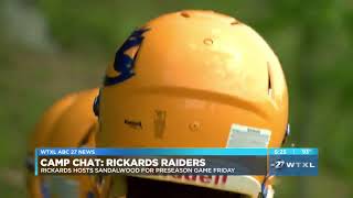 ABC27s Friday Night Overtime Camp Chat Rickards Raiders [upl. by Akit511]