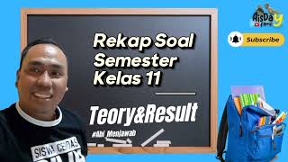 Rekap Soal Kimia Semester Kelas 11 Part 1 belajaronline chemistry soalkimia [upl. by Missy]