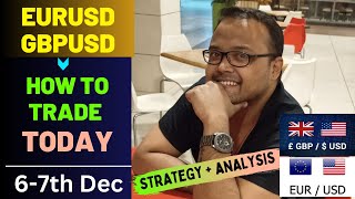 EURUSD Analysis TODAY 67 Dec  GBPUSD Analysis TODAY 67 Dec  EURUSD Strategy  GBPUSD Strategy [upl. by Noirb]