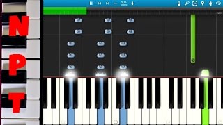 Owl City ft Aloe Blacc  Verge Piano CoverTutorial  How to play Verge on piano  Synthesia [upl. by Loris]