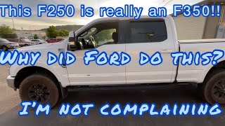 This F250 is an F350 What [upl. by Elirpa]