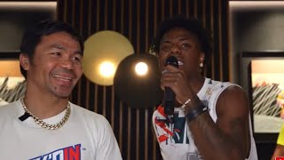 IShowSpeed Does KARAOKE With Manny Pacquiao VERY FUNNY [upl. by Ttelrats]