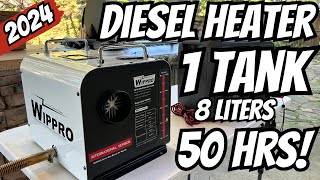 This Changes Everything Again 2024 WIPPRO Diesel Heater  CRAZY Fuel efficiency and NO ticking [upl. by Nitniuq]