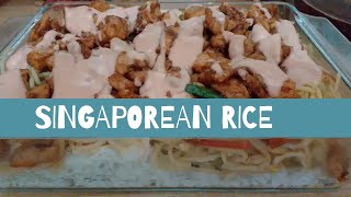 Quick and Easy Singaporean Rice Recipe Singaporean Rice  Singaporean Rice Recipe by AJH innovation [upl. by Anavoig]