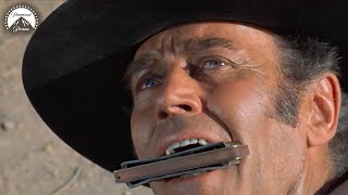 CLASSIC SCENE 🎬 Once Upon a Time in the West 1968  Harmonica Gets Revenge  Paramount Movies [upl. by Dikmen]