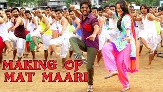 Making Of Mat Maari  RRajkumar  SonakShi Sinha amp Shahid Kapoor [upl. by Eyllek]