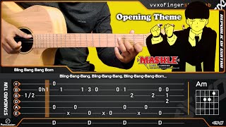 BlingBangBangBorn  Acoustic Fingerstyle Guitar Cover 🎼TABS  MASHLE SEASON 2 OP [upl. by Colbert515]