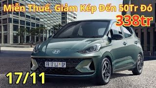 ✅ Giá Xe Hyundai i10 Giữa Tháng 11  Giảm 100 Thuế Tổng Lăn Bánh Lao Dốc Cực Mạnh  Xegiatot24h [upl. by Varhol]