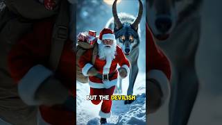 Santan Claus is running but the devil scary wolf is too fast who will save him jesus [upl. by Adnwahsar564]