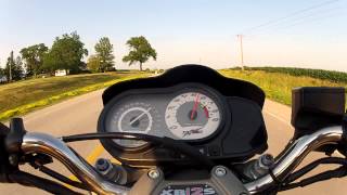 Buell xb12s lightning top speed run [upl. by Adnawot70]