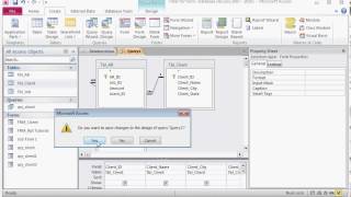 Microsoft Access Using Queries and Combo Boxes to Filter Reports [upl. by Leatrice894]