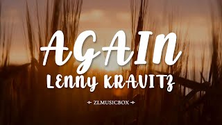 Lenny Kravitz  Again Lyrics [upl. by Nanfa]