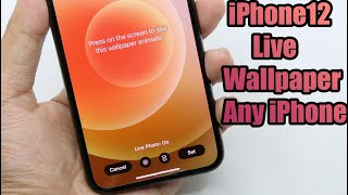 GET iPhone 12 Live Wallpapers on Any iPhone  iOS14 Wallpaper [upl. by Weitzman794]