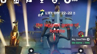 The laggiest game of fortnite [upl. by Itram]