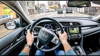 2021 Honda Civic 4d 15 VTEC 182 HP  0100  POV Test Drive 752 Joe Black [upl. by Zaremski]