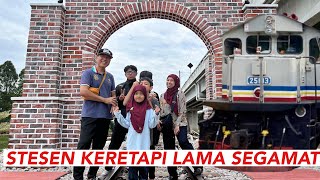 POV SEGAMAT RAILWAY STATION ☕️ travel [upl. by Edecrem]