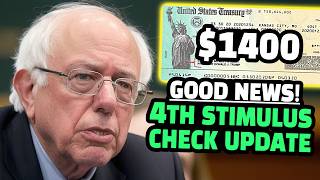 Fourth Stimulus Check 2024 Update  1400 4th Stimulus Check Social Security SSDI SSI Low Income [upl. by Nettie]