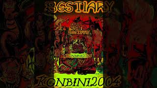 Konbini2004  Bestiary FULL EP art alternative musicalbum drawing artmusic bestiary [upl. by Wilow]