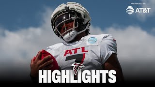 Highlights  Atlanta Falcons joint practice against the Miami Dolphins  ATampT Training Camp  NFL [upl. by Nosauq]