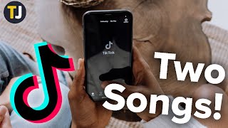 How to Add Two Songs to a SingleTikTok Video [upl. by Sterrett859]