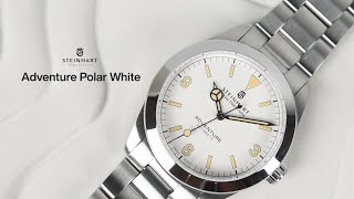 Closer Look At The New Steinhart Ocean 39 Adventure Polar White  Gnomon Exclusive [upl. by Inek]