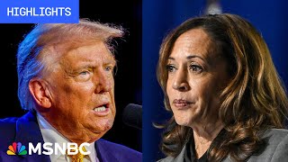 Countdown to the 2024 election Day 37  MSNBC Highlights [upl. by Hars]