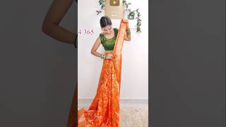 Saree draping style of day 4sareedraping fashion [upl. by Ujawernalo]