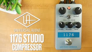 Universal Audio UAFX 1176 Studio Compressor [upl. by Htidirem]