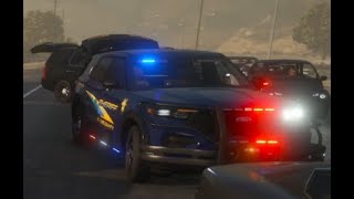 TSDOJ FivePD Pursuit takes Chaotic Turn [upl. by Silvie]