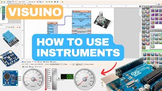 How to use Instruments in Visuino using Arduino [upl. by Ger461]