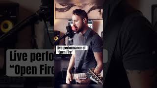 Live performance of “Open Fire” 🤙🏼 guitar music [upl. by Einapets]