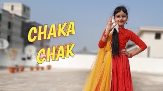 Chaka Chaka Song  Dance  Abhigyaa Jain Dance  ChakaChak  Atrangi Re  Sara Ali  Chakachak Song [upl. by Ennairb]