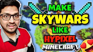 How To Make Skywars in Minecraft  How To Make Hypixel Skywars in Aternos  Hypixel Skywars Tutorial [upl. by Bainbridge]