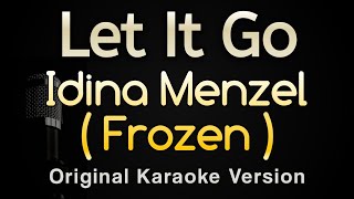 Let It Go  FROZEN Idina Menzel Karaoke Songs With Lyrics  Original Key [upl. by Admama]