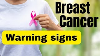 Breast cancer symptoms in Hindi  Breast cancer ke lakshan [upl. by Leuqim]