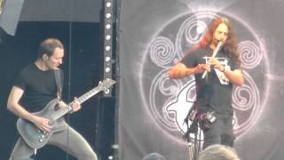 Eluveitie  Uis Elveti  live  Open Air Lumnezia 2172012 [upl. by Alrich]