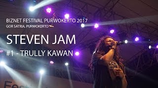 Biznet Festival Purwokerto 2017  Steven Jam  Trully Kawan [upl. by Abihsat]