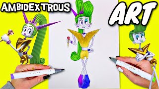 Trolls Band Together Velvet and Veneer Mix Ambidextrous Art [upl. by Ameline]