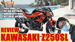 Review Kawasaki Z250SL 250cc Harga 150cc Best Value for Money Video 123 [upl. by Auqined151]