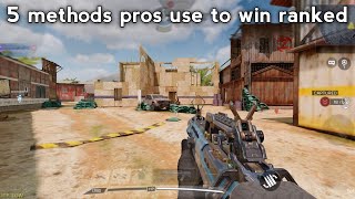 5 methods pros use to win ranked matches in CODM [upl. by Morril882]