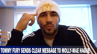 Tommy Fury Sends Bold Message to MollyMae Hague After Facing Boos at Boxing Match [upl. by Groark308]