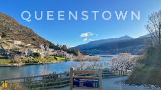 Frankton Queenstown Trail  Kawarau Historic Bridge To Hilton  New Zealand Walking Tour 4K 2023 [upl. by Leoline]