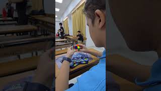 Sub10 solve in Cubing competition  2x2 rubiks cube rubikscubesolution solvingrubik [upl. by Kay330]