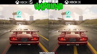 Need for Speed Unbound  Xbox Series S vs Xbox Series X Graphics and Performance Comparison [upl. by Suillenroc]