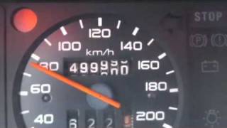 Peugeot 309 diesel passage des 500000km en live [upl. by Haelahk]