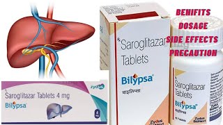 Bilypsa Tablet Uses in HindiBilypsa Tablet Saroglitazar 4 mg  Bilypsa 4 mg tablet [upl. by Jonme]