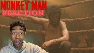 MONKEY MAN REACTION  A VIOLENT REVENGE STORY  FIRST TIME WATCHING [upl. by Nisior]