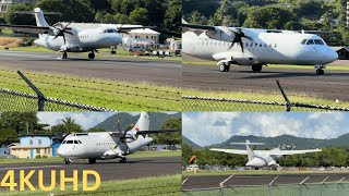 WINAIR Inaugural flight to St Lucia [upl. by Harvie]