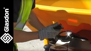 Glasdon UK  product demonstration  extras  Turbocast 1000™ salt spreader [upl. by Aneet]