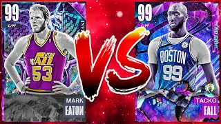 INVINCIBLE MARK EATON GAMEPLAY VS END GAME TACKO FALL NBA 2k23 Myteam Unlimited [upl. by Zelda]